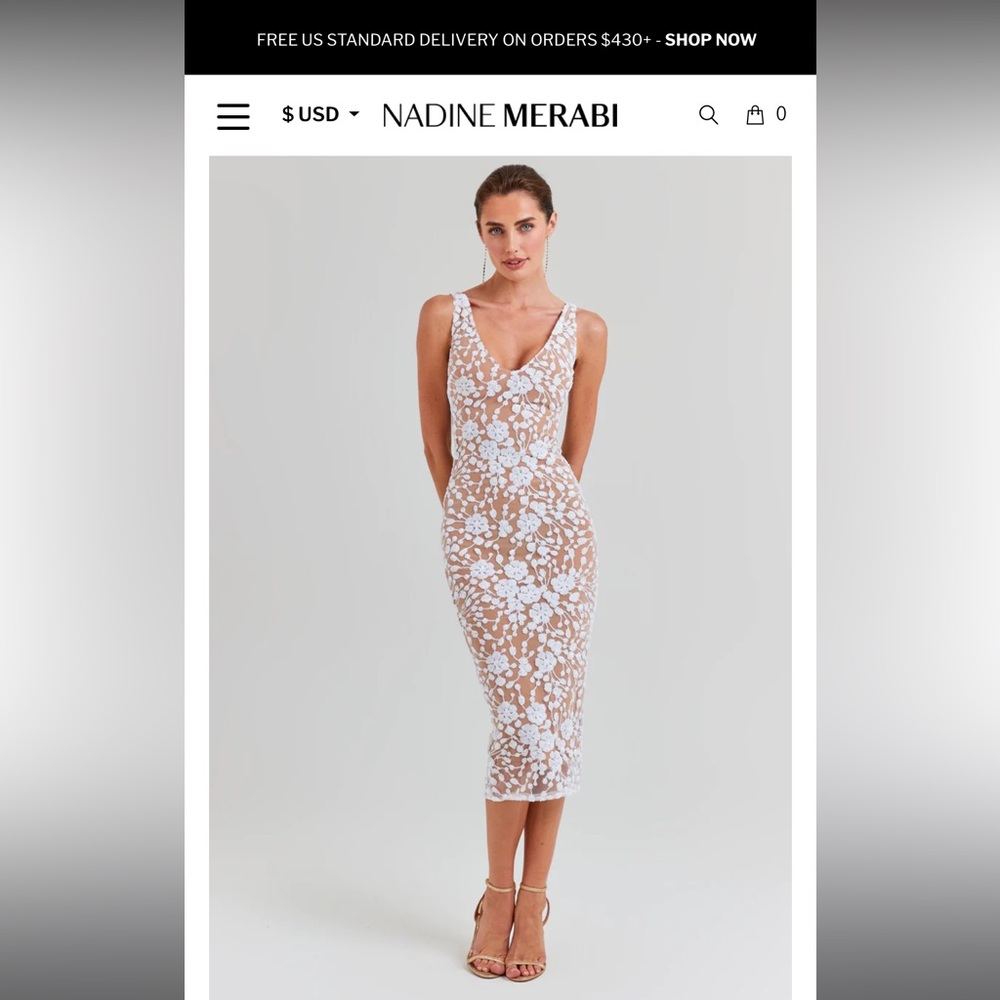 Nyla White Dress